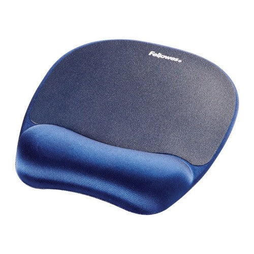 Fellowes Memory Foam Mouse Pad/Wrist Rest Sapphire