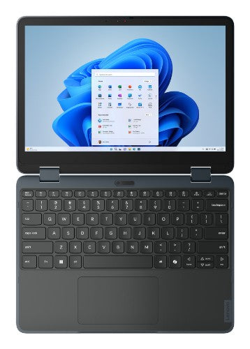 Lenovo 500w 2-in-1 Gen 5 Intel® N N150 Hybrid (2-in-1) 31 cm (12.2") Touchscreen WUXGA 8 GB LPDDR5-SDRAM 128 GB SSD Wi-Fi 6E (802.11ax) Windows 11 Pro English Grey