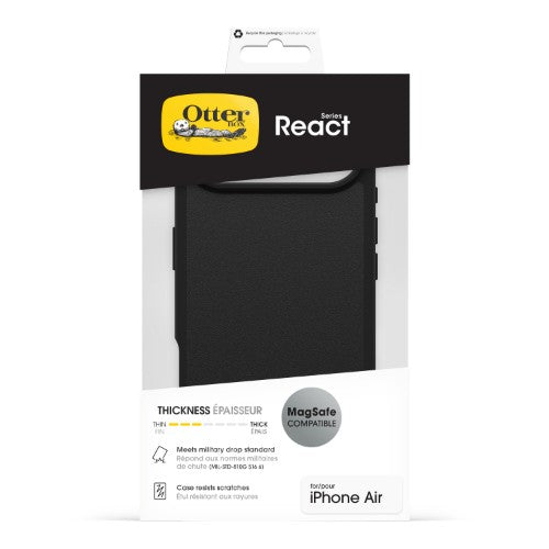 OtterBox React MagSafe Series for Apple iPhone Air, black