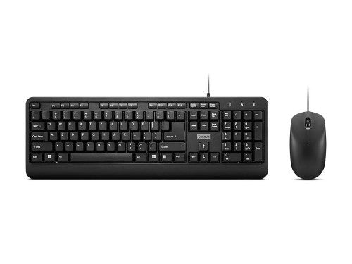 Lenovo 160 keyboard Mouse included Home/Office USB US English Black