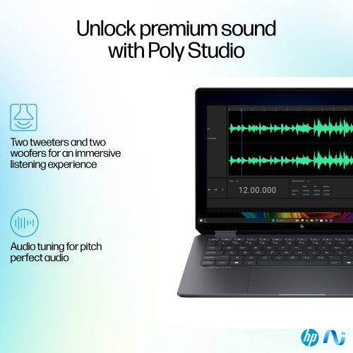 HP OmniBook Ultra Flip 14-fh0003na Copilot+ PC Intel Core Ultra 7 258V Laptop 35.6 cm (14") Touchscreen 3K 32 GB LPDDR5x-SDRAM 2 TB SSD Wi-Fi 7 (802.11be) Windows 11 Home Blue