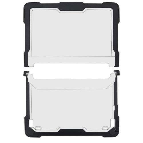 Techair TACHS006 Protective Hard Shell case for Lenovo 100e/100w/300e/300w 4th Gen Chromebook, 11.6 black/clear