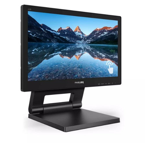 Philips 162B9T/00 computer monitor 39.6 cm (15.6") 1366 x 768 pixels HD LCD Touchscreen Black
