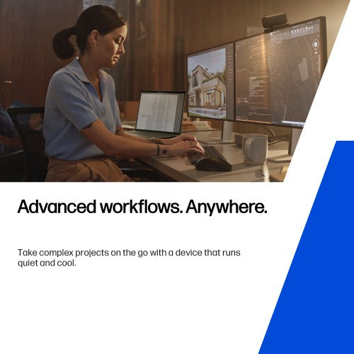 HP Zbook X G1i Data Science Intel Core Ultra 7 255H Mobile workstation 40.6 cm (16") WUXGA 32 GB DDR5-SDRAM 1 TB SSD NVIDIA RTX PRO 1000 Blackwell Wi-Fi 7 (802.11be) Windows 11 Pro AI Workstation, AI PC Silver