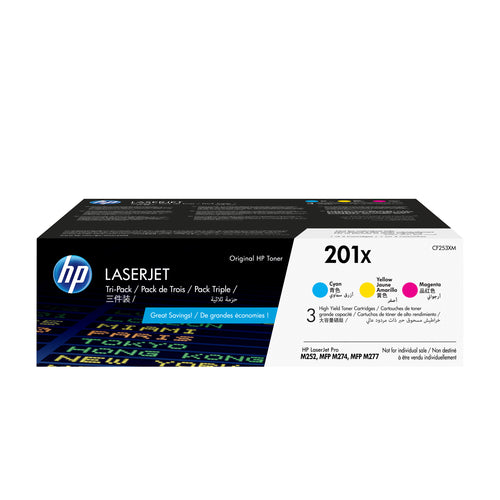 HP CF253XM/201X Toner cartridge MultiPack C,M,Y, 3x2.3K pages ISO/IEC 19752 Pack=3 for HP Pro M 252