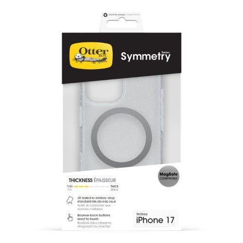 OtterBox Symmetry Clear MagSafe Series for Apple iPhone 17, Stardust