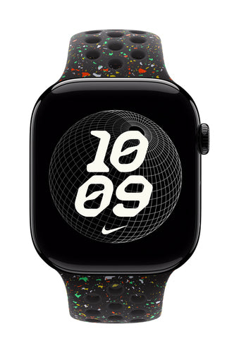 Apple 46mm Midnight Black Nike Sport Band - M/L
