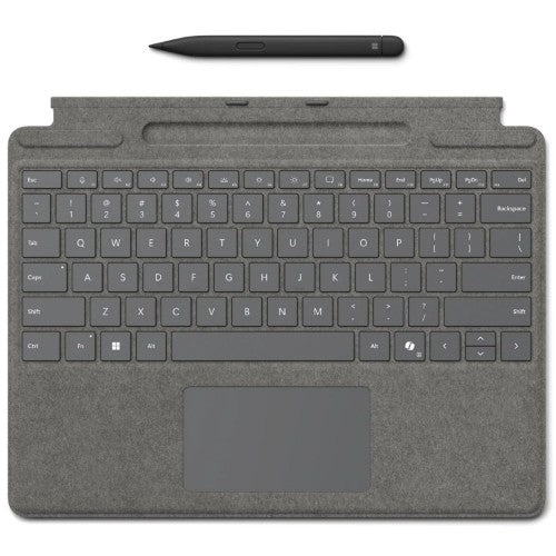 Microsoft Surface Pro Signature Keyboard w/ Slim Pen 2 QWERTY Microsoft Cover port Platinum