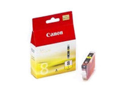 Canon 0623B001/CLI-8Y Ink cartridge yellow, 530 pages ISO/IEC 24711 13ml for Canon Pixma IP 3300/4200/6600/MP 960/Pro 9000