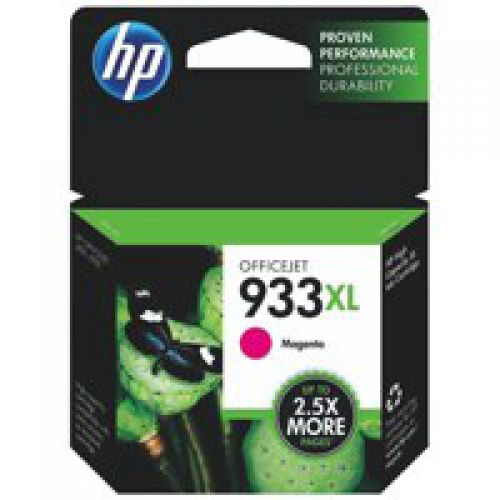HP CN055AE/933XL Ink cartridge magenta high-capacity, 825 pages ISO/IEC 24711 9ml for HP OfficeJet 6100/7510/7610