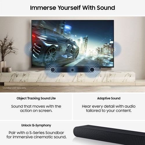 Samsung Q7F QE43Q7FAAUXXU TV 109.2 cm (43") 4K Ultra HD Smart TV Wi-Fi Black