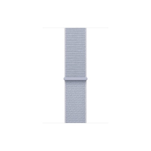 Apple Watch Series 10 GPS + Cellular 46mm Silver Aluminium Case with Blue Cloud Sport Loop
