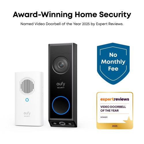 Eufy E340 2K Dual Cameras Smart Video Doorbell with Chime