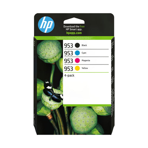 HP 6ZC69AE#301/953 Ink cartridge multi pack Bk,C,M,Y Blister Multi-Tag 20ml + 3x9ml Pack=4 for HP OfficeJet Pro 7700/8210/8710