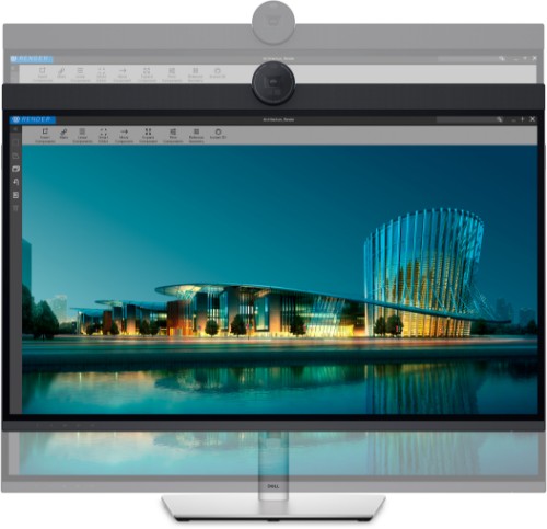 DELL UltraSharp U3224KBA computer monitor 80 cm (31.5") 6144 x 3456 pixels 6K Ultra HD LCD Black, Silver