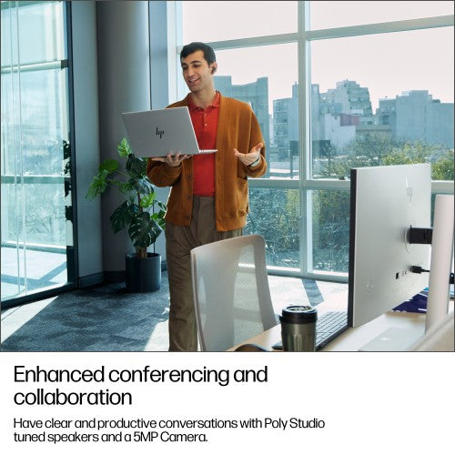 HP EliteBook 6 G1i AI Wolf Pro Security Edition Intel Core Ultra 7 255U Laptop 35.6 cm (14") Touchscreen WUXGA 16 GB DDR5-SDRAM 512 GB SSD Wi-Fi 7 (802.11be) Windows 11 Pro AI PC Silver