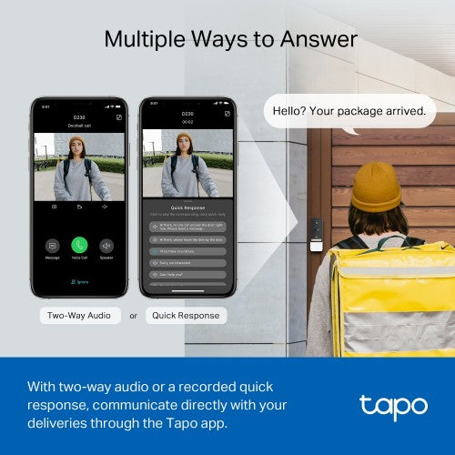 TP-Link Tapo Smart Video Doorbell Camera Kit