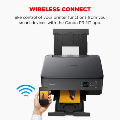 Canon PIXMA TS5350i Wireless Colour 3-in-One Inkjet Photo Printer, Black