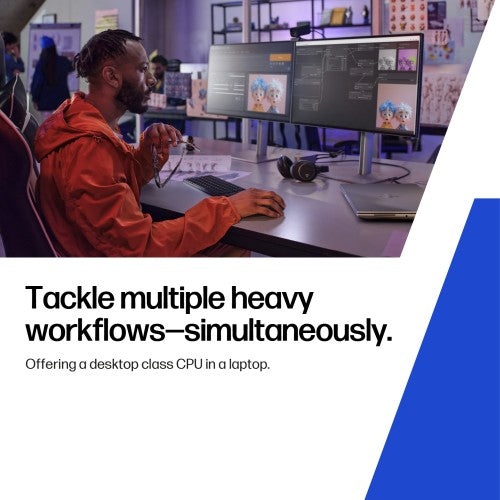 HP ZBook Fury G1i Wolf Pro Security Edition Intel Core Ultra 9 285HX Mobile workstation 45.7 cm (18") WQXGA 128 GB DDR5-SDRAM 2 TB SSD NVIDIA RTX PRO 5000 Blackwell Wi-Fi 7 (802.11be) Windows 11 Pro AI Workstation, AI PC Silver