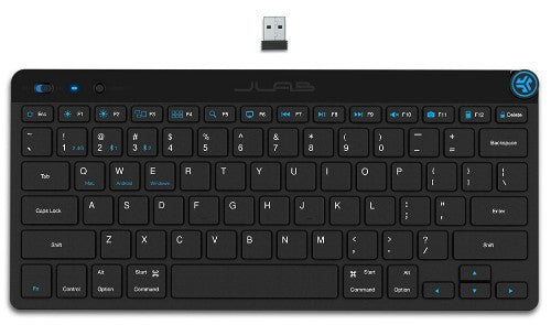 JLab GO keyboard Universal Bluetooth QWERTY English Black