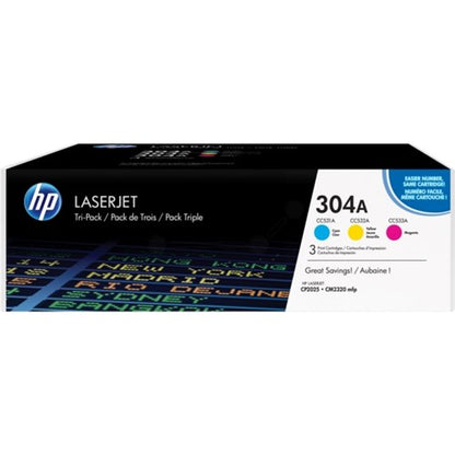 HP CF372AM/304A Toner cartridge MultiPack C,M,Y, 3x2.8K pages ISO/IEC 19798 Pack=3 for HP CLJ CP 2025