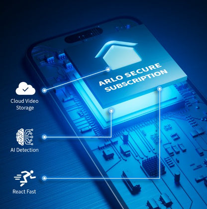 Arlo Essential FHD Outdoor Security Camera & 2-Wall Mount, 2-pack