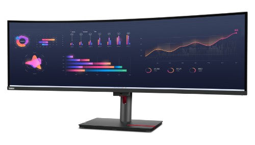 Lenovo ThinkVision P49w-30 computer monitor 124.5 cm (49") 5120 x 1440 pixels DQHD LED Black