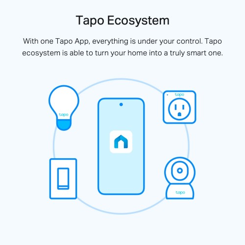 TP-Link Tapo Smart Wi-Fi Light Bulb, Daylight & Dimmable