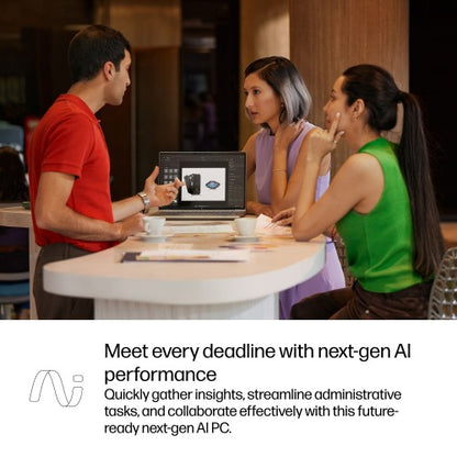 HP ProBook 4 G1q Next Gen AI PC Wolf Pro Security Edition Copilot+ PC Qualcomm Snapdragon X1-26-100 Laptop 35.6 cm (14") WUXGA 16 GB LPDDR5x-SDRAM 512 GB SSD Wi-Fi 7 (802.11be) Windows 11 Pro Silver