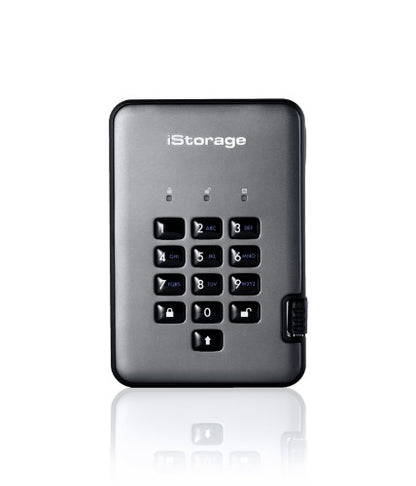 iStorage diskAshur PRO² HDD 1TB | Secure Portable Hard Drive |FIPS 140-2 Level 2, NCSC CPA, NLNCSA BSPA & NATO Restricted | AES-XTS 256-bit Hardware Encryption | PIN protected | OS & Platform Independent |GDPR, TAA Compliant|Brute force hack defence | Dus