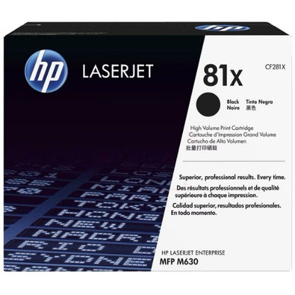 HP CF281X/81X Toner cartridge black high-capacity, 25K pages ISO/IEC 19752 for HP LaserJet M 606/630