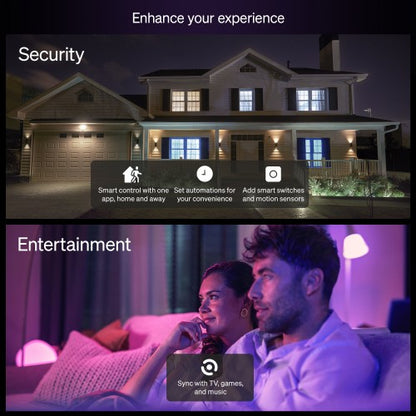 Philips Hue Essential WCA 806 A60 B22 2kit UK