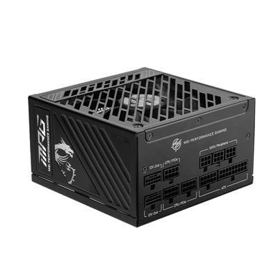 MSI MPG A850GS PCIE5 power supply unit 850 W 24-pin ATX ATX Black