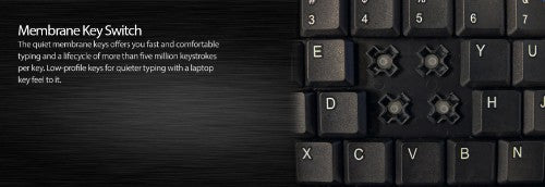 Adesso SlimTouch 410 - Mini Touchpad Keyboard (Black, USB)