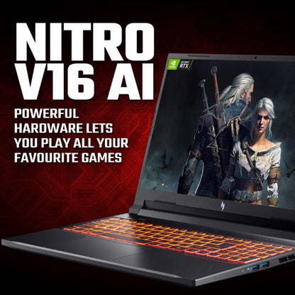 Acer Nitro V 16 V16 AI ANV16-42 - AMD Ryzen 7 260, 16GB, 1TB SSD, NVIDIA GeForce RTX 5070, 16" WUXGA, Windows 11 Gaming Laptop