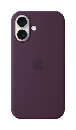 Apple iPhone 16 Silicone Case with MagSafe - Plum