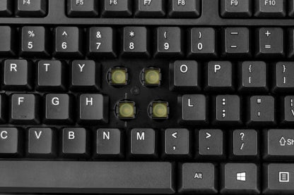 Adesso WKB-1320CB-UK keyboard Mouse included Home RF Wireless QWERTY UK English Black