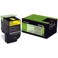 Lexmark 70C20Y0/702Y Toner-kit yellow return program, 1K pages ISO/IEC 19798 for Lexmark CS 310/510