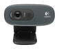 Logitech HD C270 webcam 3 MP 1280 x 720 pixels USB 2.0 Black, Grey
