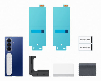 Samsung EF-QF966CTEGWW mobile phone case 17.4 cm (6.85") Cover Transparent