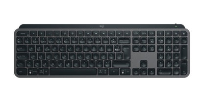 Logitech Master MX Keys Combo for Bussiness keyboard Mouse included Office RF Wireless + Bluetooth AZERTY French Graphite