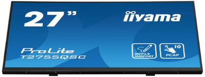 iiyama ProLite T2755QSC-B1 computer monitor 68.6 cm (27") 2560 x 1440 pixels Quad HD LCD Touchscreen Black