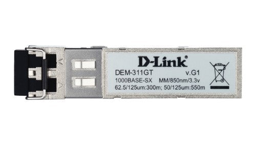 D-Link 1-port Mini-GBIC SFP to 1000BaseSX, 550m for all