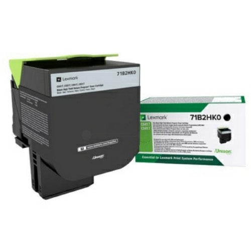 Lexmark 71B2HK0 Toner-kit black return program, 6K pages ISO/IEC 19752 for Lexmark CS 417/517