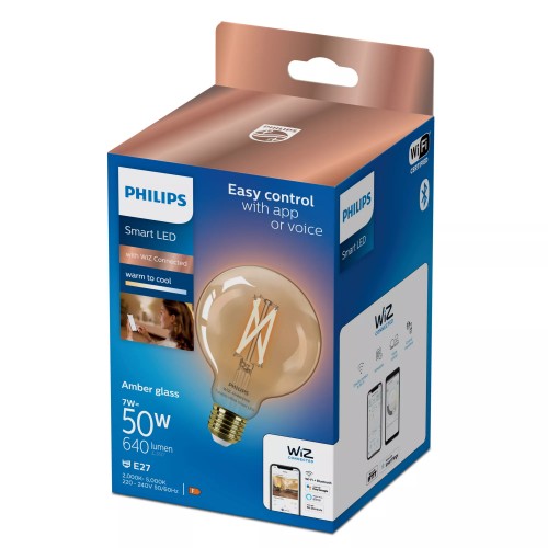 Philips Filament Globe amber 7W (Eq.50W) G95 E27