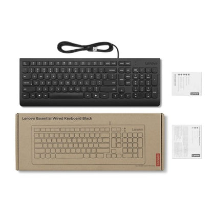 Lenovo 4Y41R64671 keyboard Home/Office USB UK English Black
