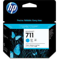 HP CZ134A/711 Ink cartridge cyan 29ml Pack=3 for HP DesignJet T 520