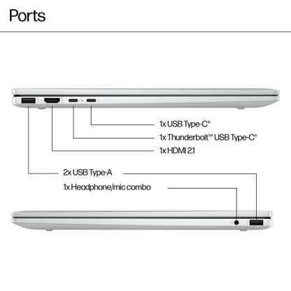 HP ENVY x360 16-ac0012na Intel Core Ultra 5 125U Hybrid (2-in-1) 40.6 cm (16") Touchscreen 2K 16 GB LPDDR5-SDRAM 1 TB SSD Wi-Fi 7 (802.11be) Windows 11 Home AI PC Silver