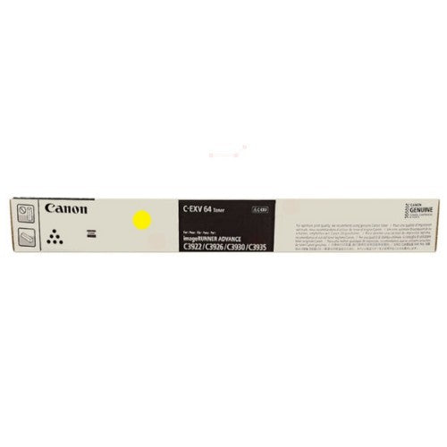 Canon 5756C002/C-EXV64 Toner yellow, 25.5K pages ISO/IEC 19752 for Canon IR-ADV C 3900