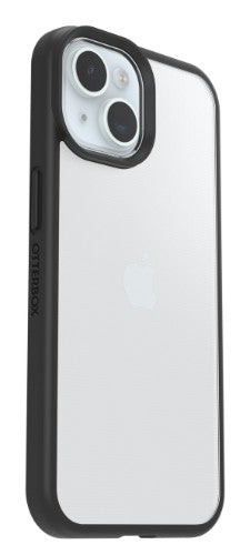 OtterBox React Series for iPhone 15, Black Crystal